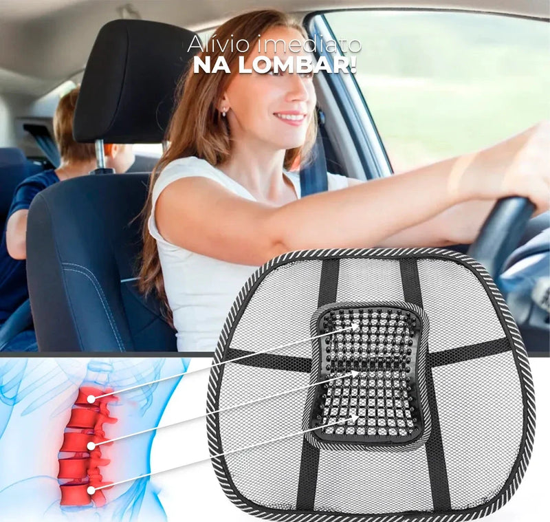 Encosto Ortopédico Veicular Universal - FastVim ConfortCar™️